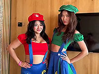 Asian Cosplayers Enjoys Group Sex